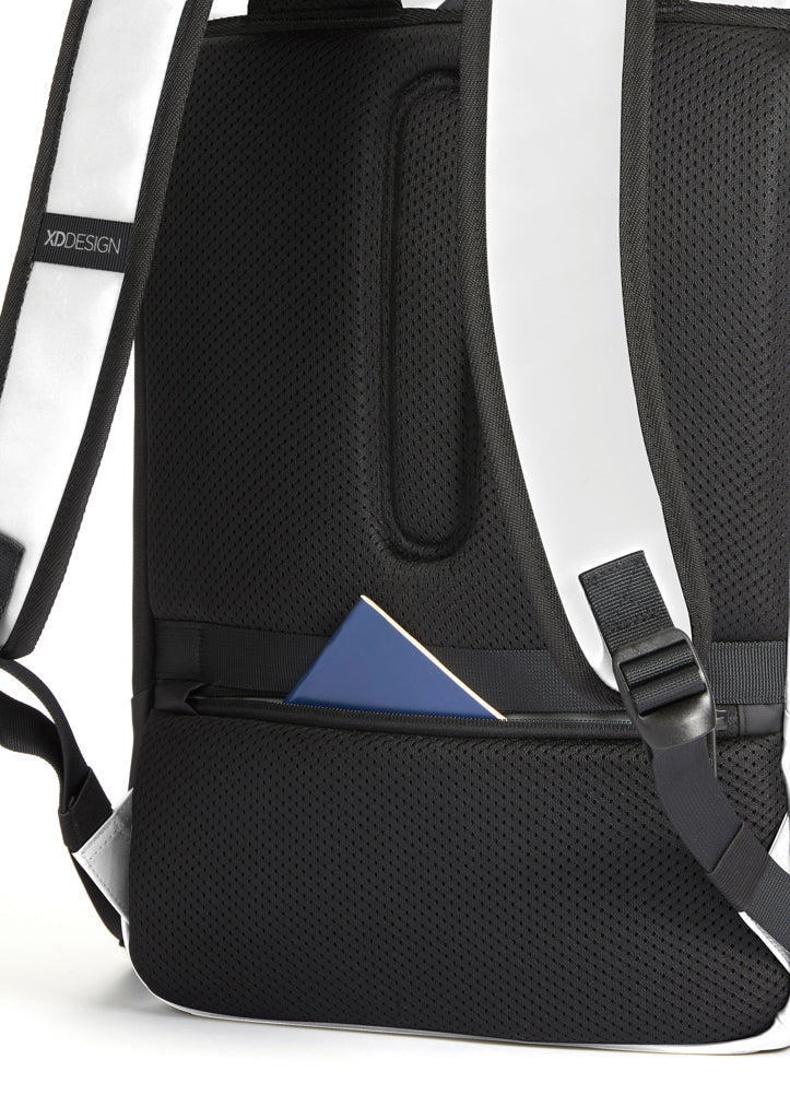 Urban wasserabweisender Flap-Top Rucksack – off white