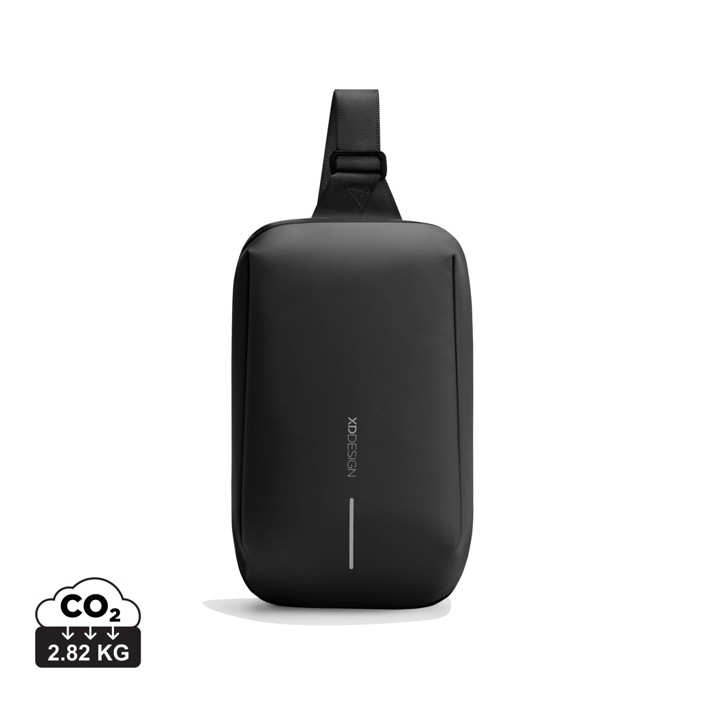 Urban wasserabweisender Sling-Bag – schwarz