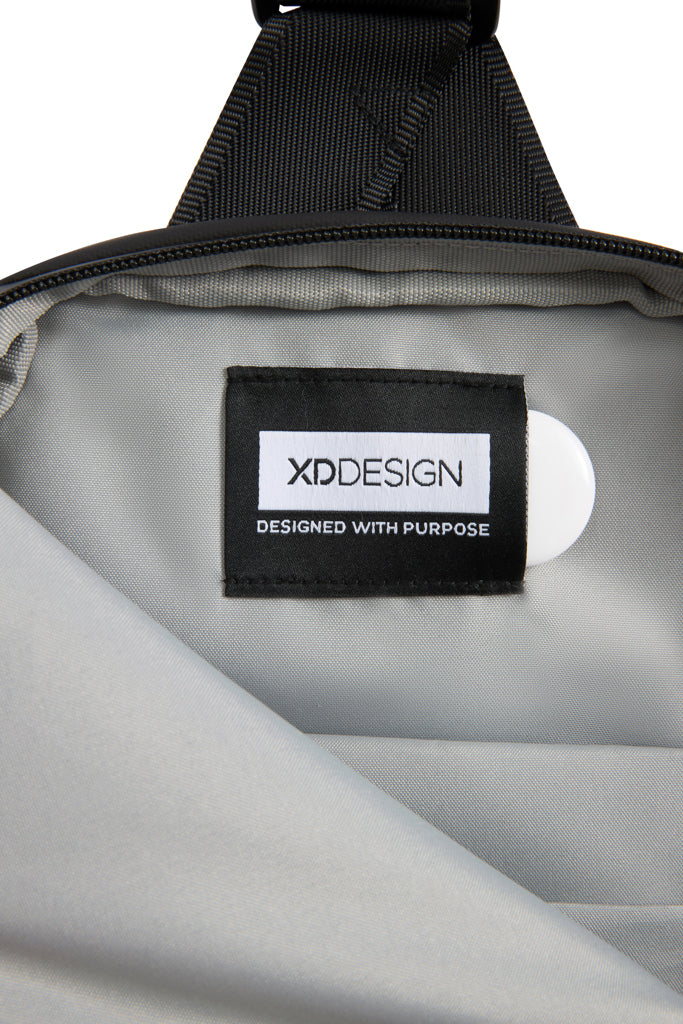Urban wasserabweisender Sling-Bag – schwarz