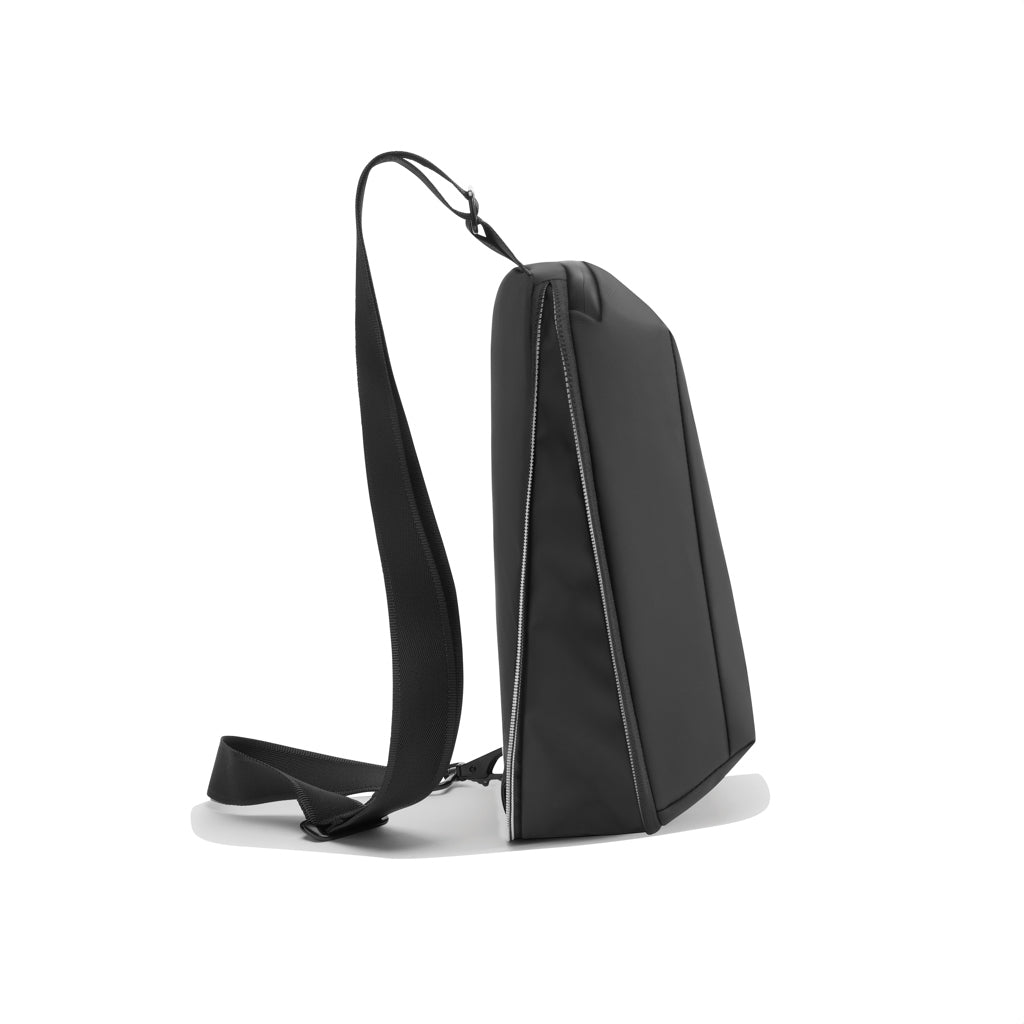 Urban wasserabweisender Sling-Bag – schwarz