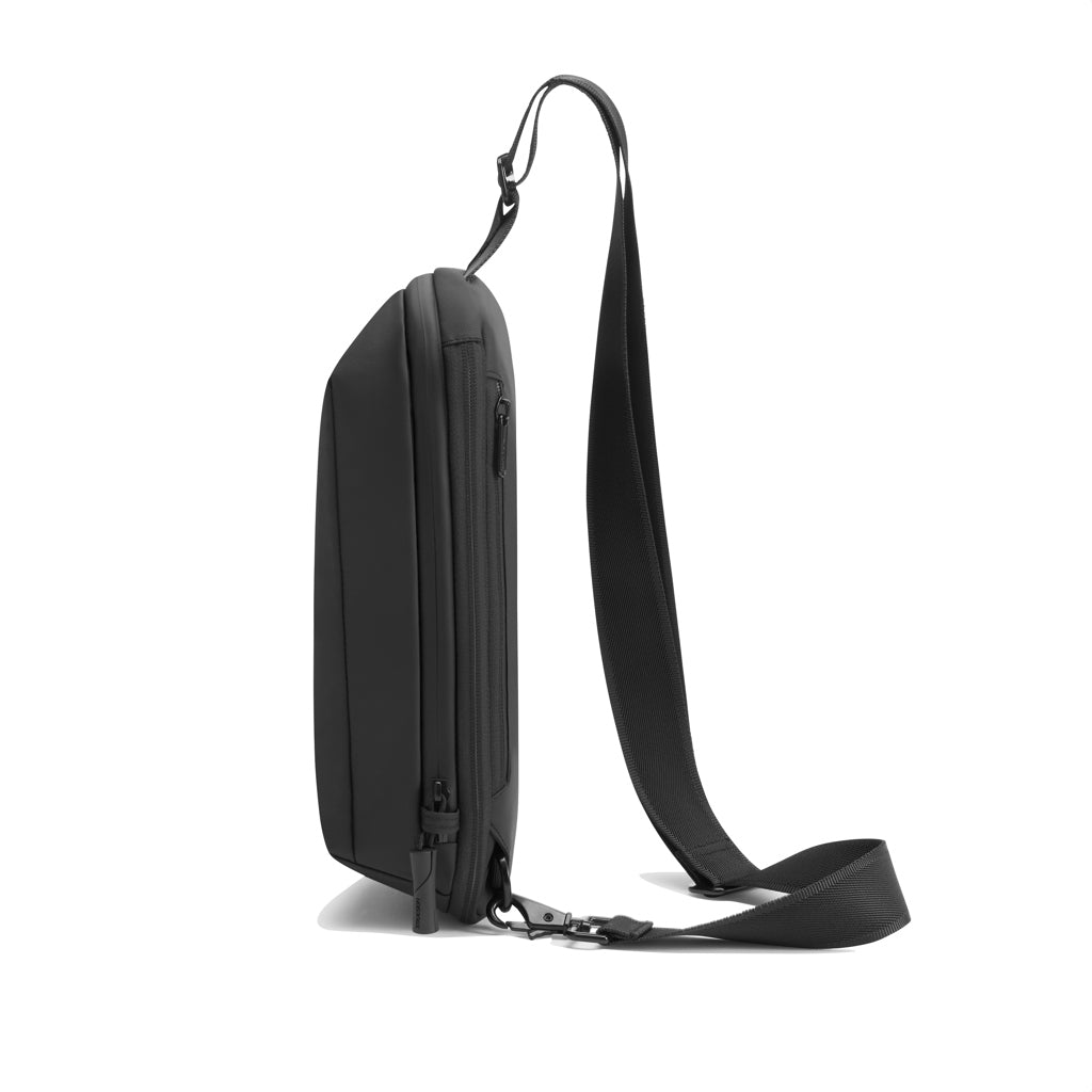 Urban wasserabweisender Sling-Bag – schwarz
