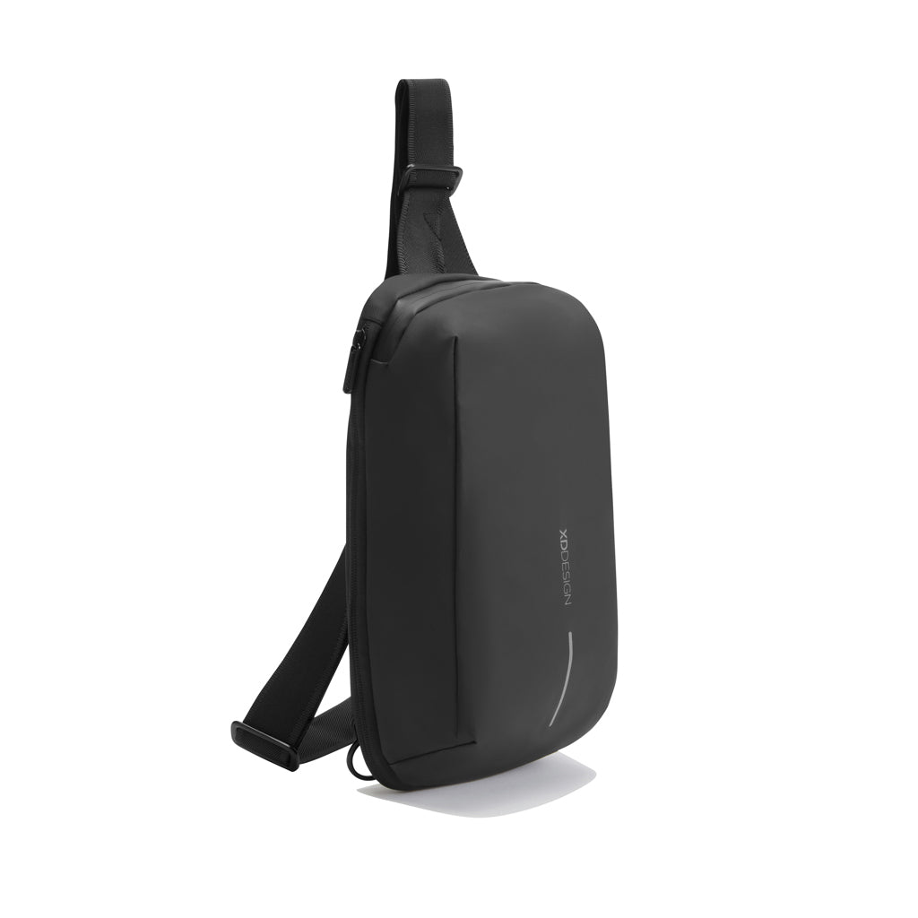 Urban wasserabweisender Sling-Bag – schwarz