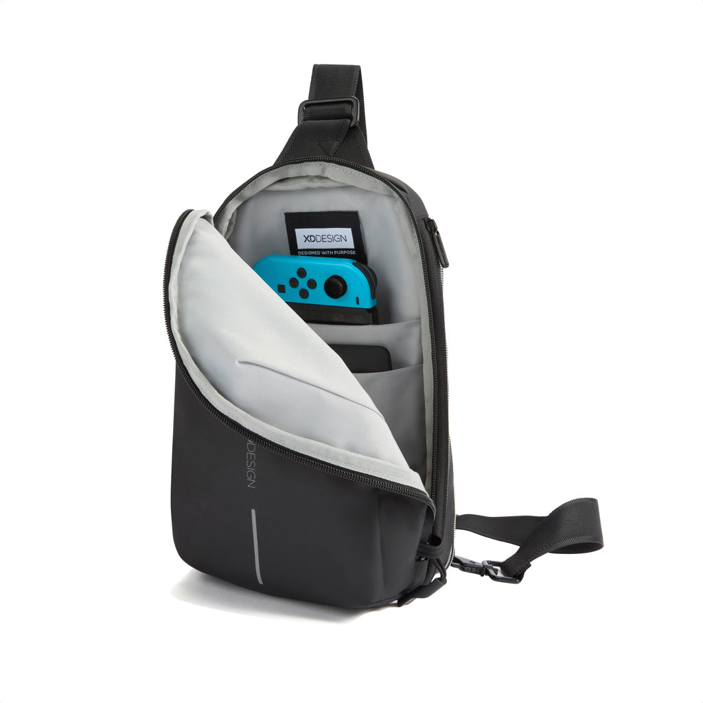 Urban wasserabweisender Sling-Bag – schwarz