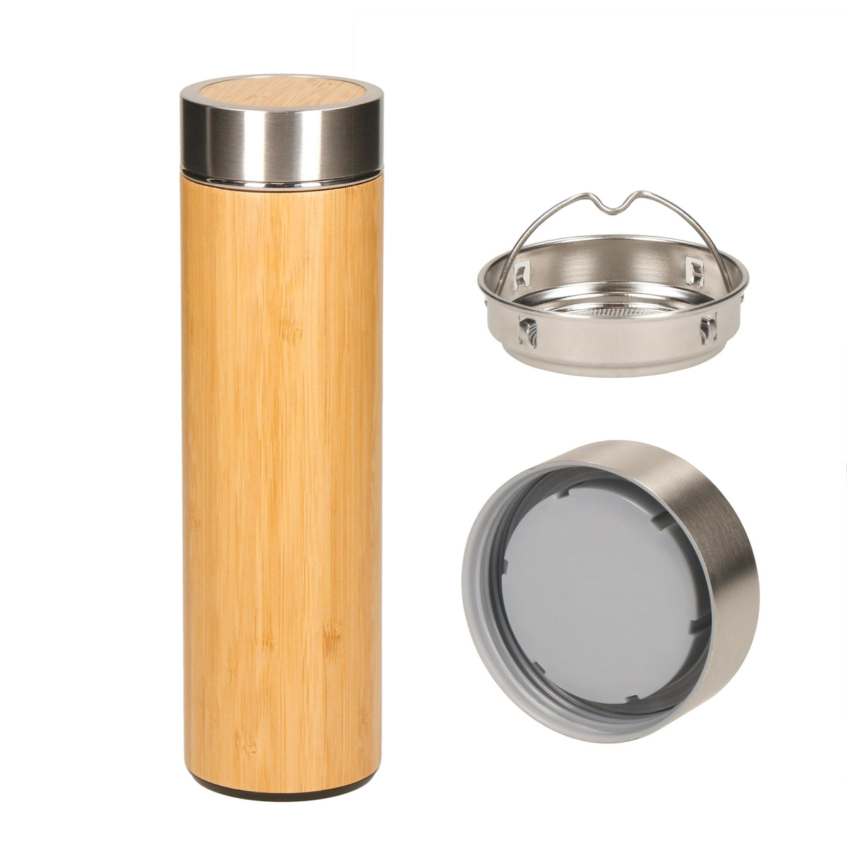 Vakuum Flasche „Bambus“, large
