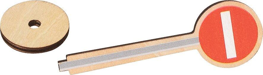 Verkehrszeichen Set mit Ampel aus Holz von goki – Weitere Ansicht