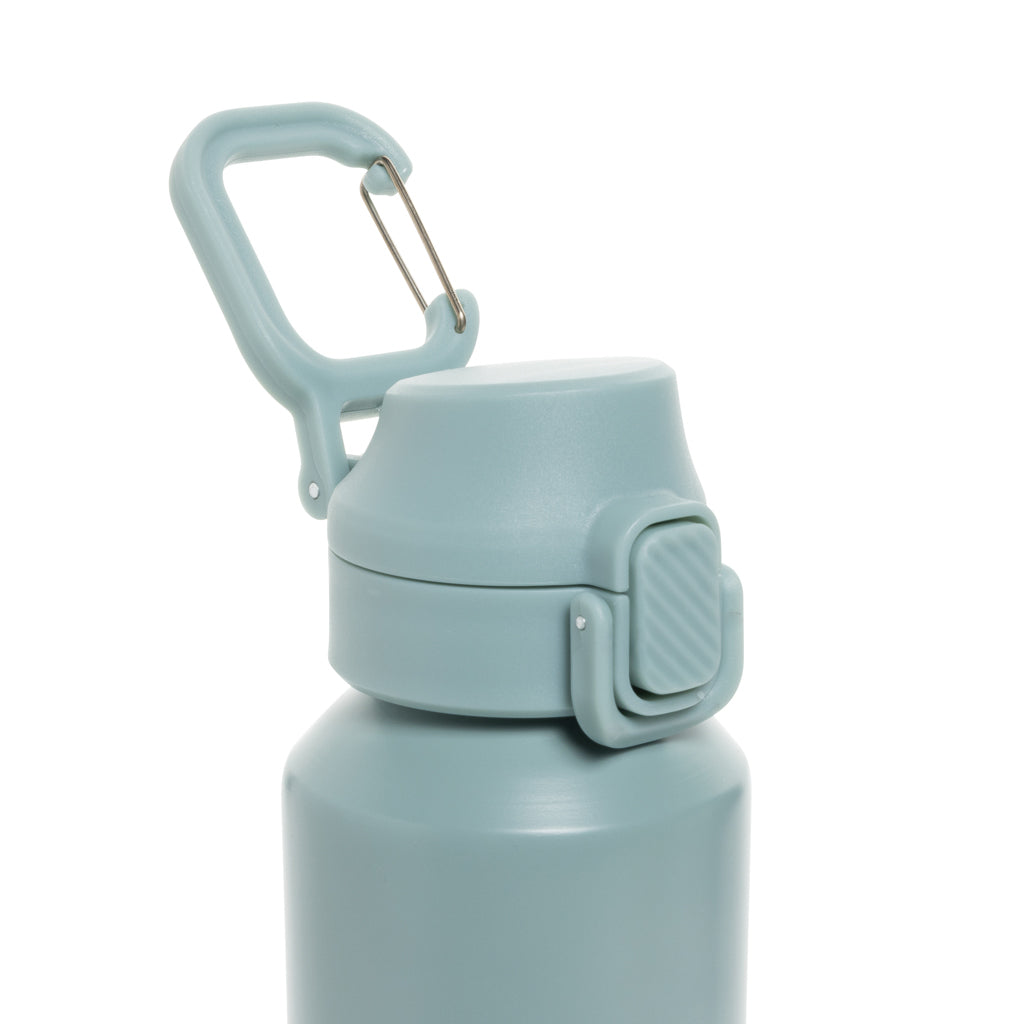Via RCS Re-Steel Sportflasche mit Verschluss, 600ml – grün