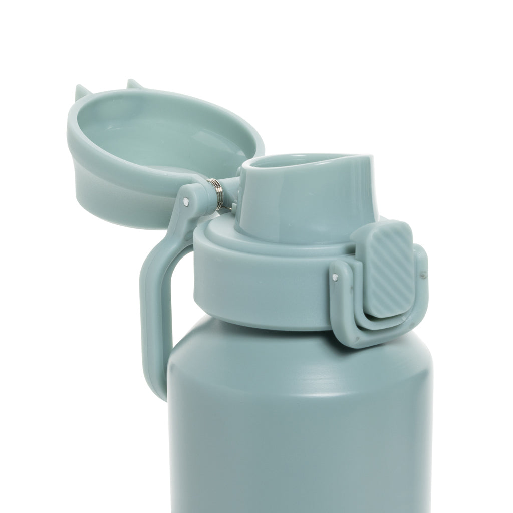 Via RCS Re-Steel Sportflasche mit Verschluss, 600ml – grün