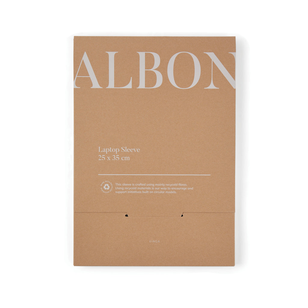 VINGA Albon 15" Laptop-Seeve aus GRS recyceltem Filz