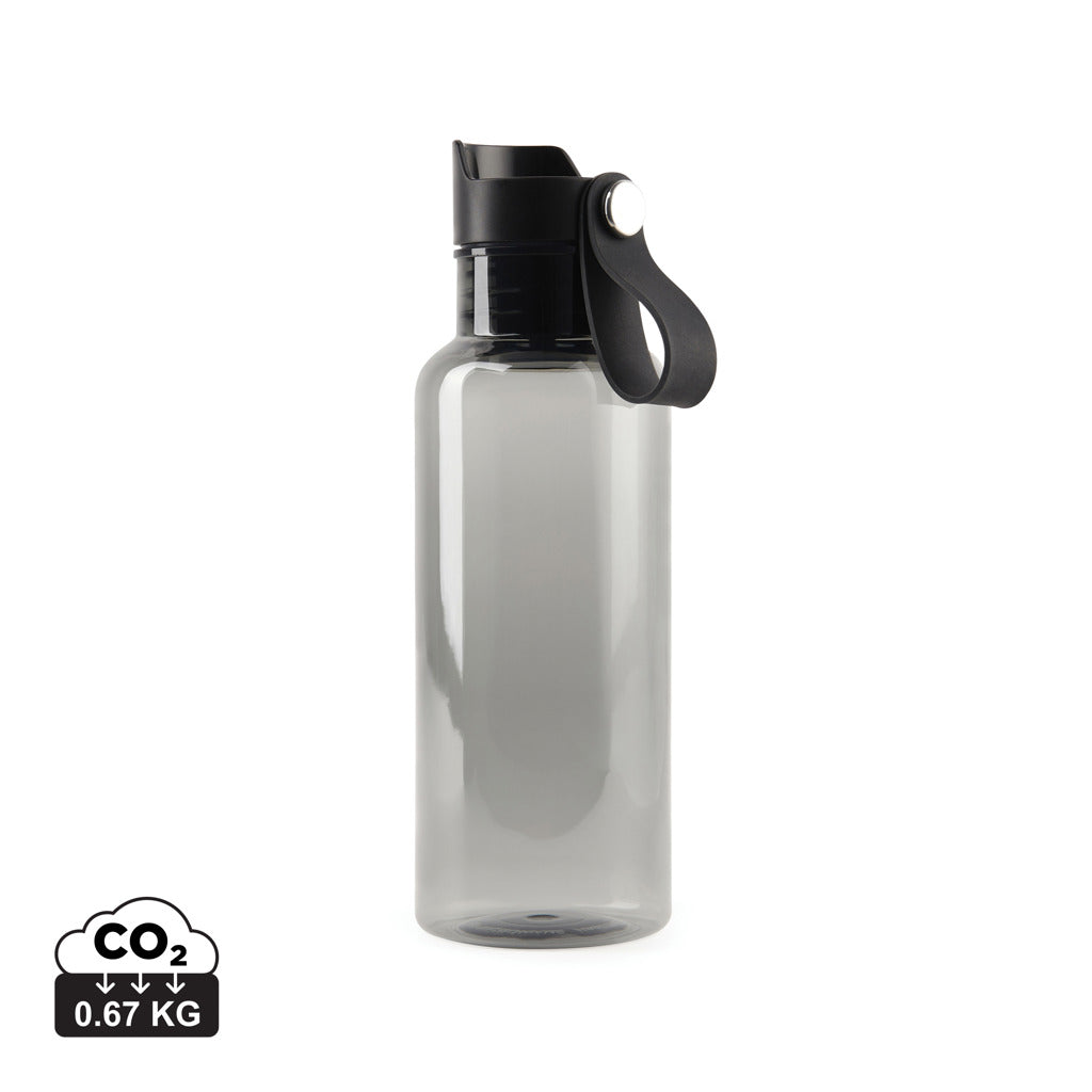 VINGA Balti 600ml Flasche aus RCS recyceltem PET – schwarz