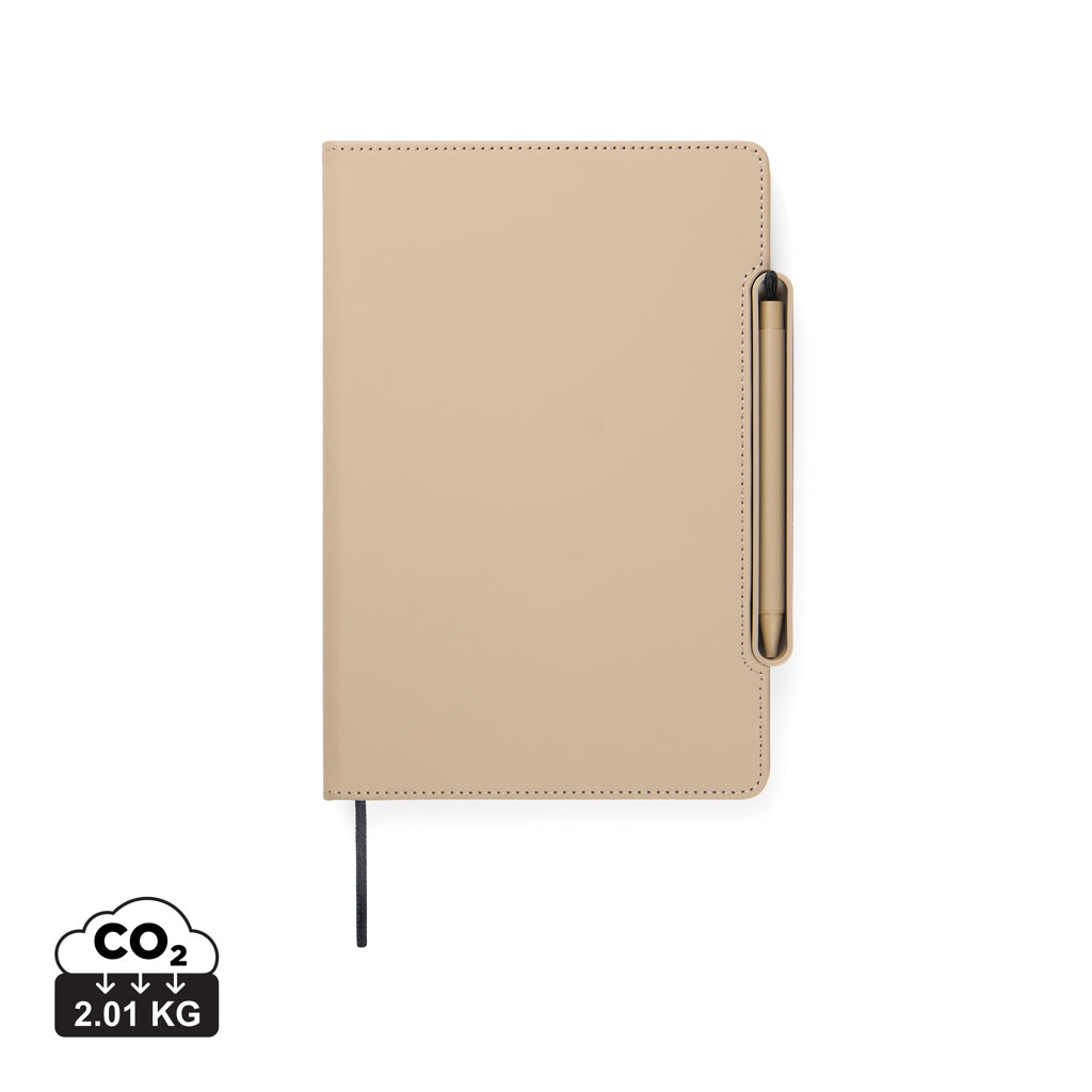 VINGA Baltimore RCS 4-in-1 nachfüllbares Notizbuch – greige