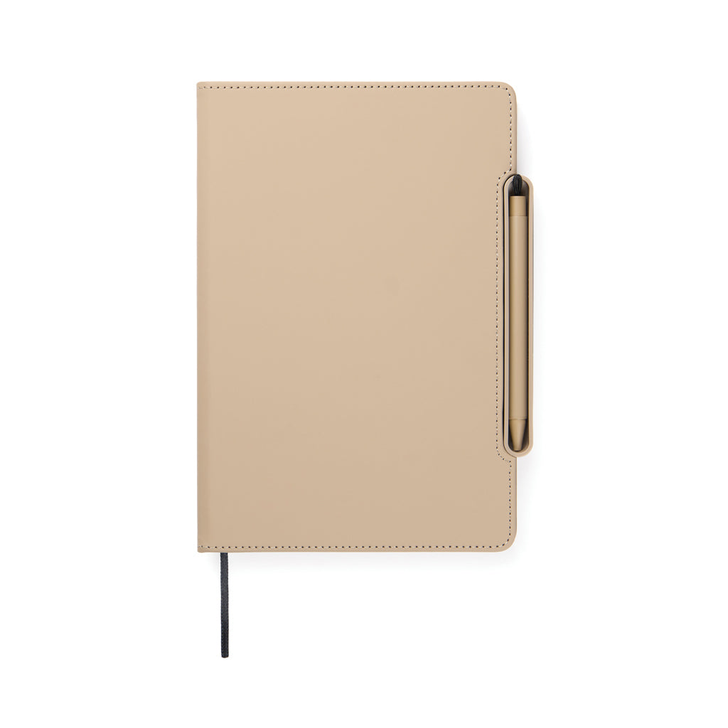 VINGA Baltimore RCS 4-in-1 nachfüllbares Notizbuch – greige