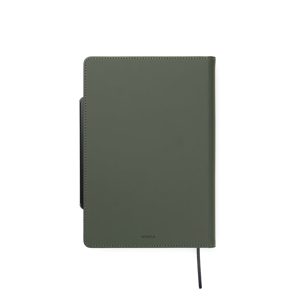VINGA Baltimore RCS 4-in-1 nachfüllbares Notizbuch – grün