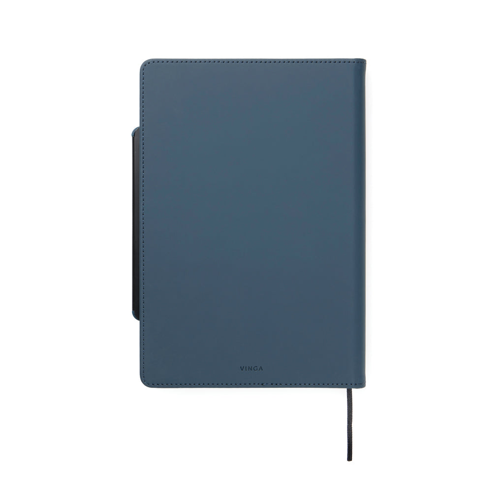 VINGA Baltimore RCS 4-in-1 nachfüllbares Notizbuch – navy blau