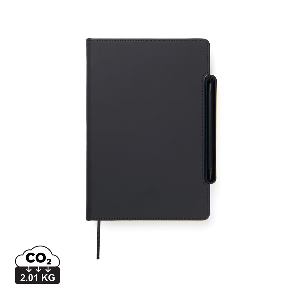 VINGA Baltimore RCS 4-in-1 nachfüllbares Notizbuch – schwarz