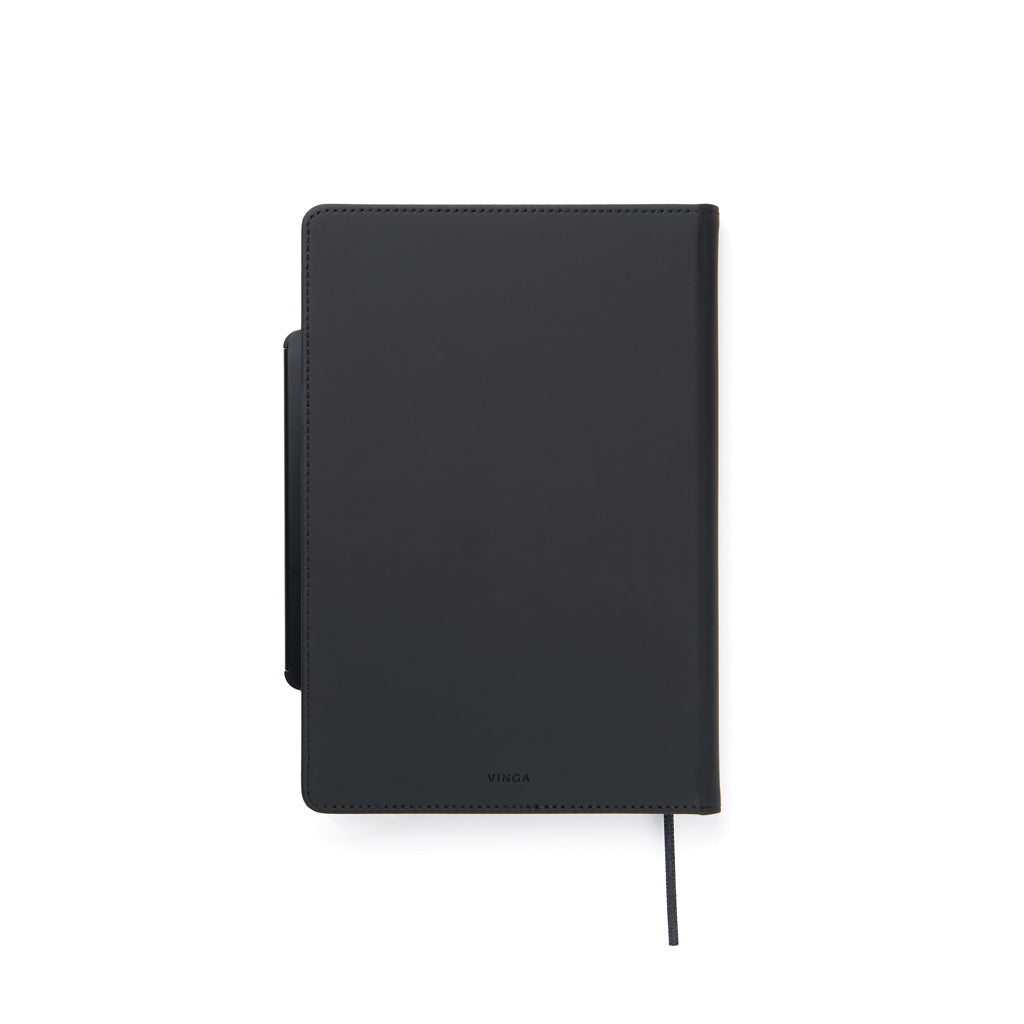 VINGA Baltimore RCS 4-in-1 nachfüllbares Notizbuch – schwarz