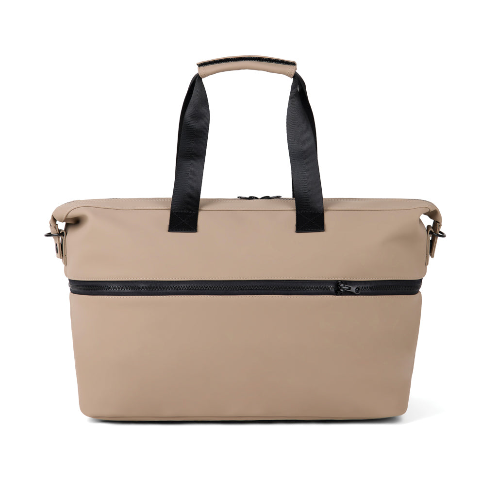 VINGA Baltimore RCS – erweiterbare Wochenendtasche – greige