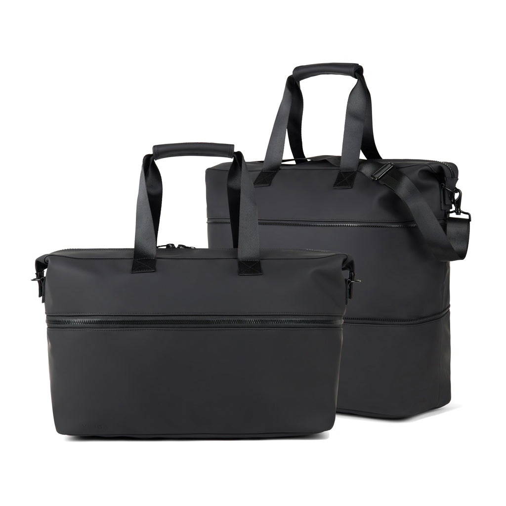 VINGA Baltimore RCS – erweiterbare Wochenendtasche – schwarz