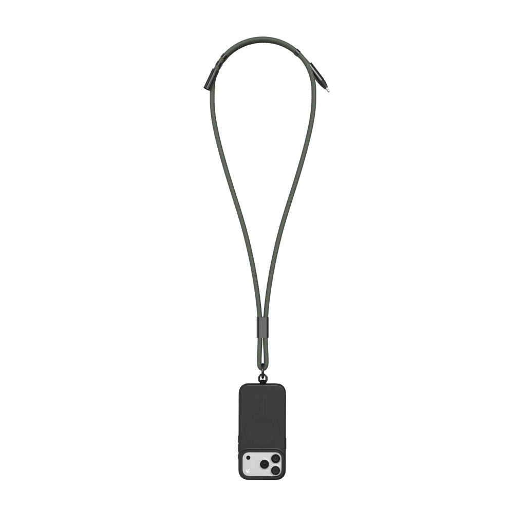 VINGA Baltimore RCS Ladekabel/Lanyard – grün