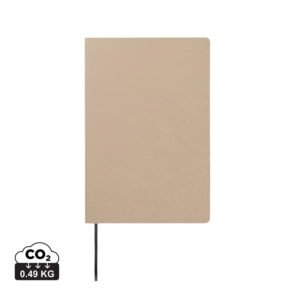 VINGA Baltimore RCS PU Softcover Notizbuch – greige