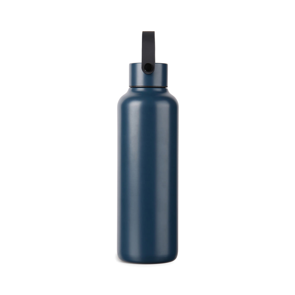 VINGA Baltimore RCS recyc. Edelstahlflasche 600ml – navy blau