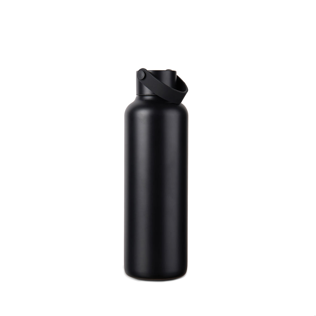 VINGA Baltimore RCS recyc. Edelstahlflasche 600ml – schwarz