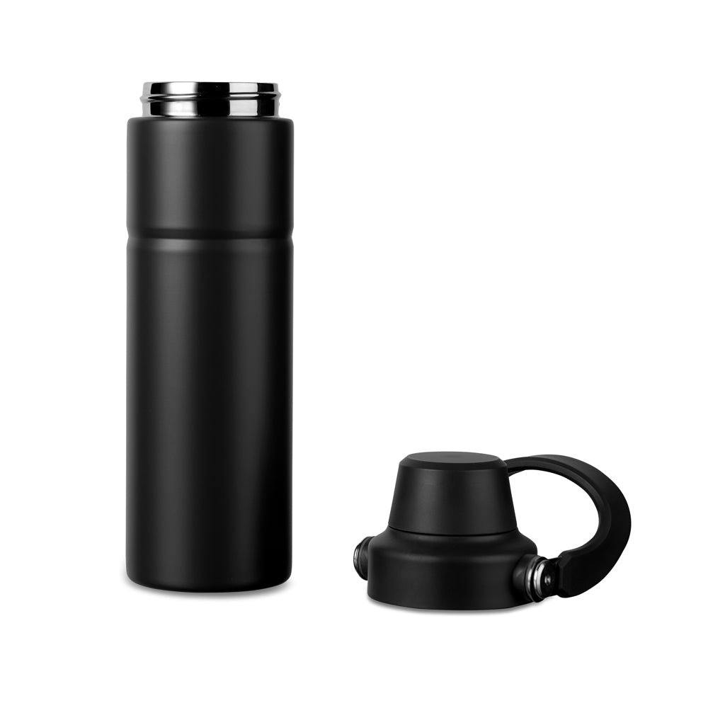 VINGA Baltimore Trek RCS recycelte SS Flasche 600ml – schwarz