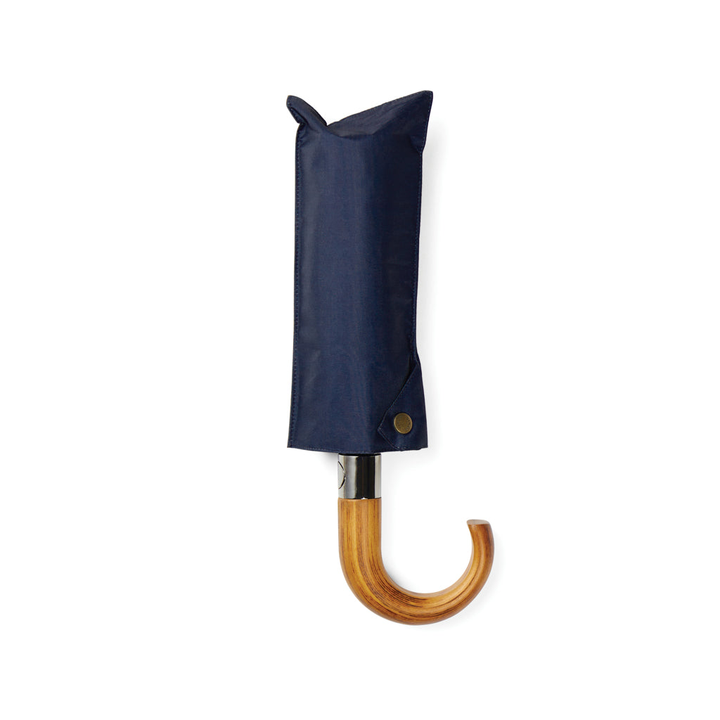 VINGA Bosler AWARE™ 21" faltbarer Schirm aus recyceltem PET – navy blau