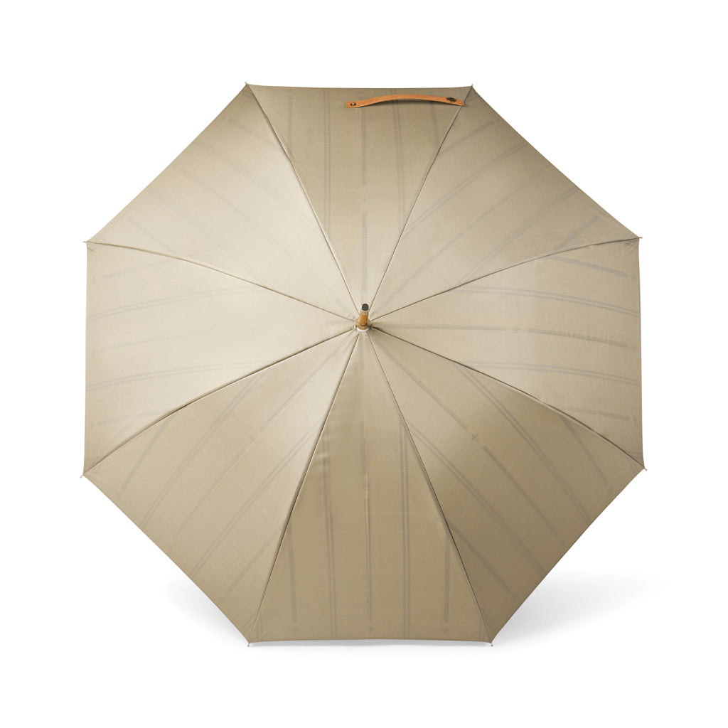 VINGA Bosler AWARE™ Regenschirm aus recyceltem PET – beige