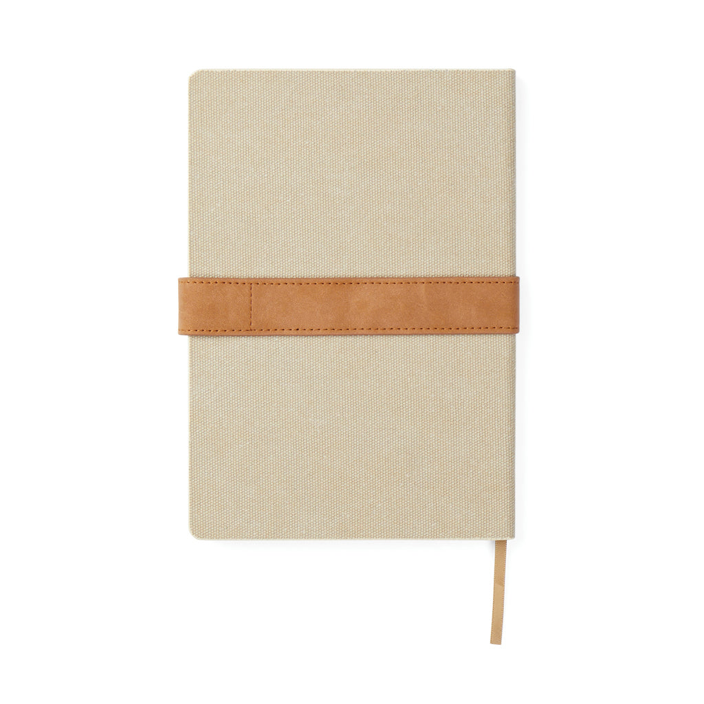 VINGA Bosler Notizbuch aus RCS recyceltem Papier – beige