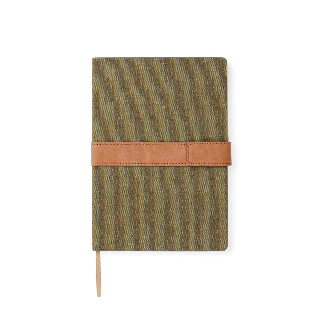 VINGA Bosler Notizbuch aus RCS recyceltem Papier – grün