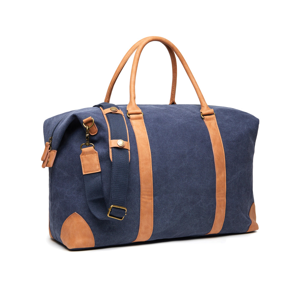 VINGA Bosler Seesack aus RCS recyceltem Canvas – navy blau
