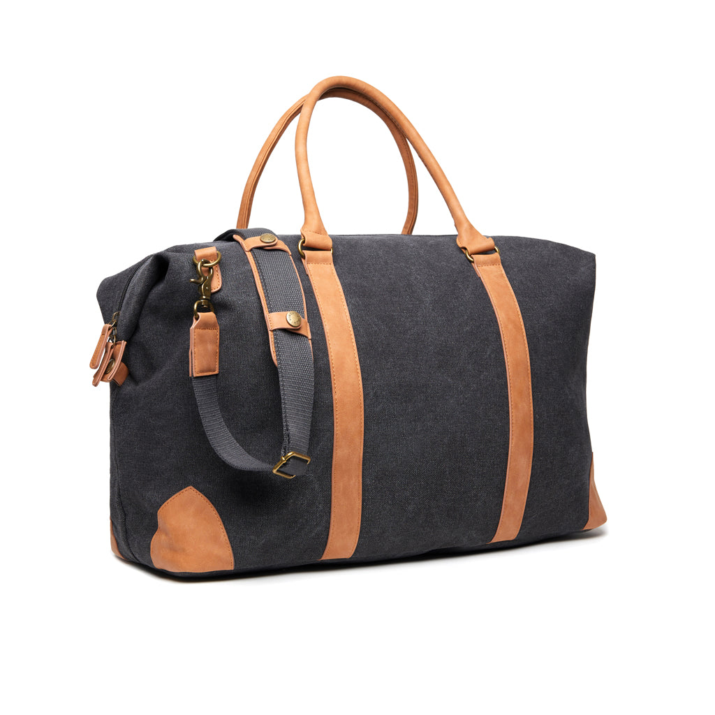 VINGA Bosler Seesack aus RCS recyceltem Canvas – schwarz