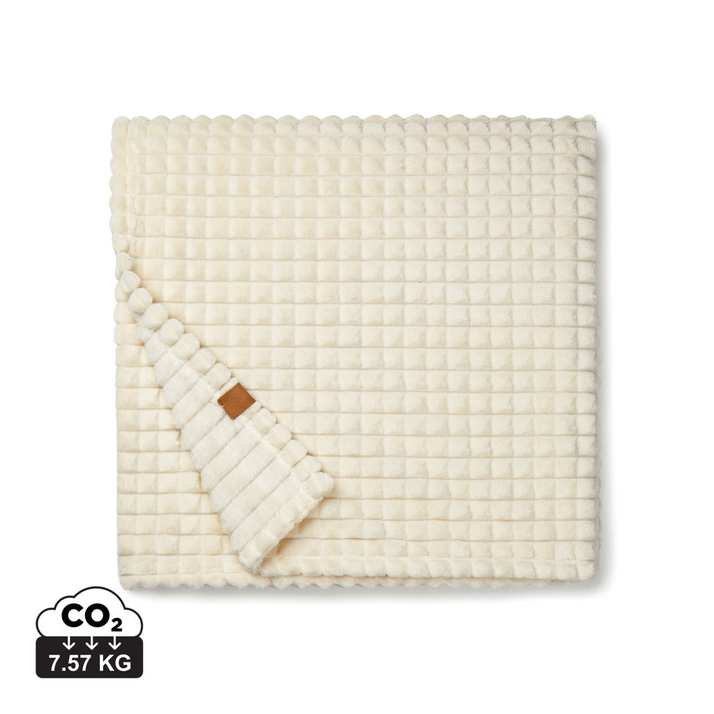 VINGA Branson Decke aus GRS recyceltem PET – beige