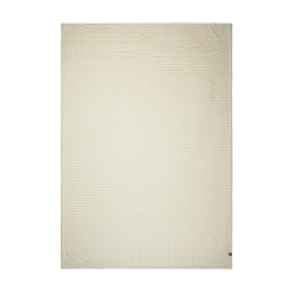 VINGA Branson Decke aus GRS recyceltem PET – beige