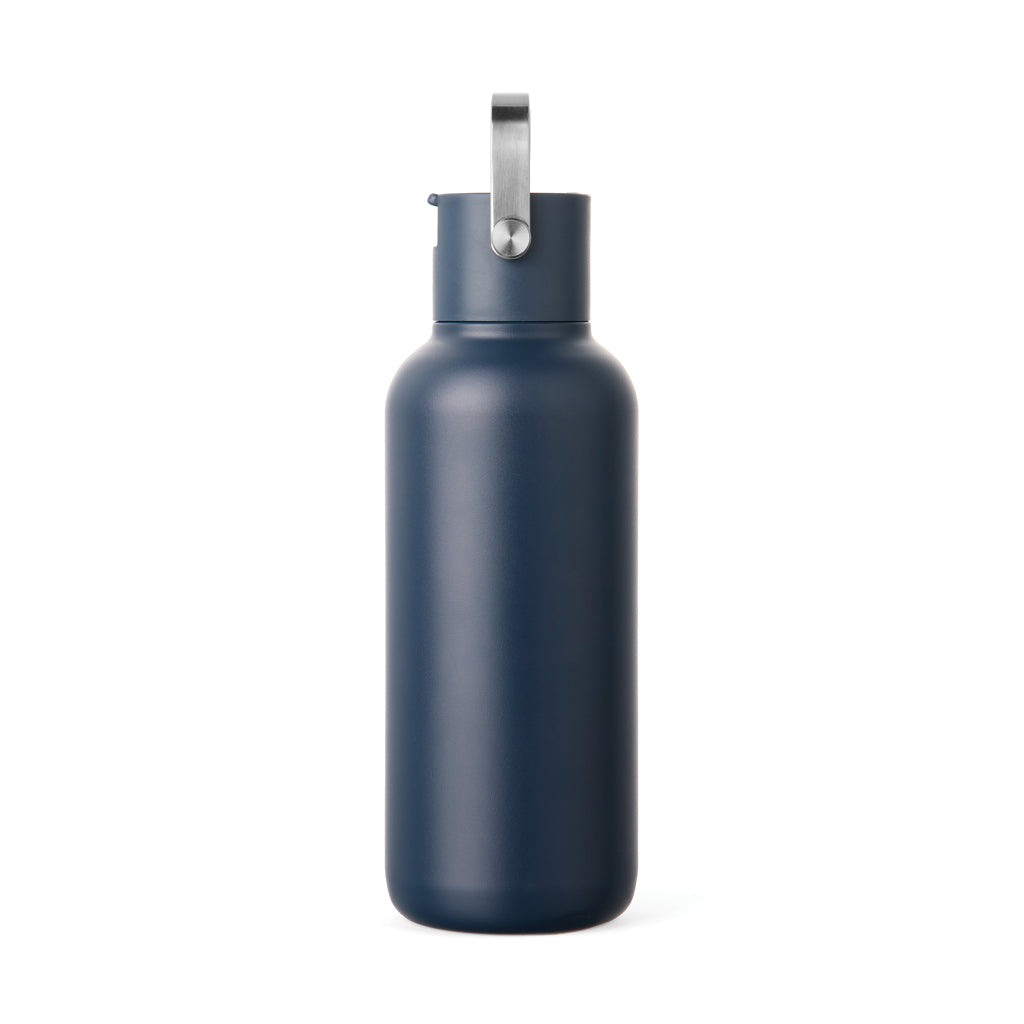 VINGA Cael RCS Stainless-Steel Trinkflasche 600ml – navy blau