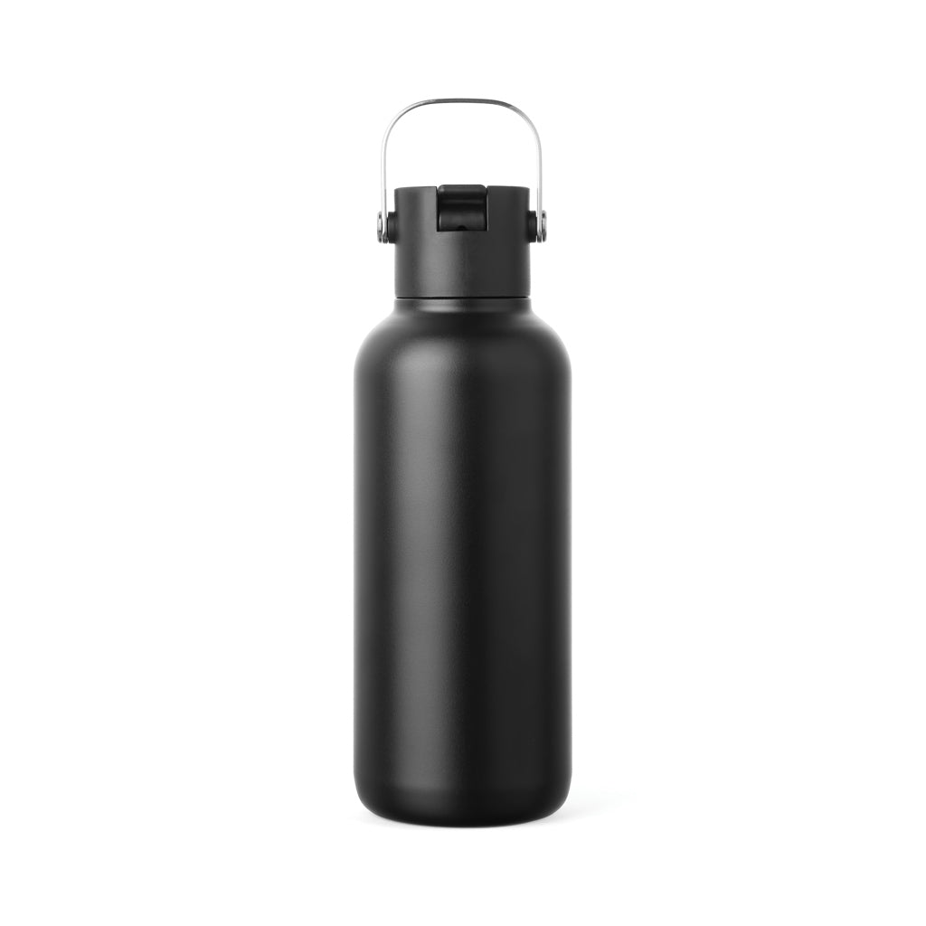 VINGA Cael RCS Stainless-Steel Trinkflasche 600ml – schwarz