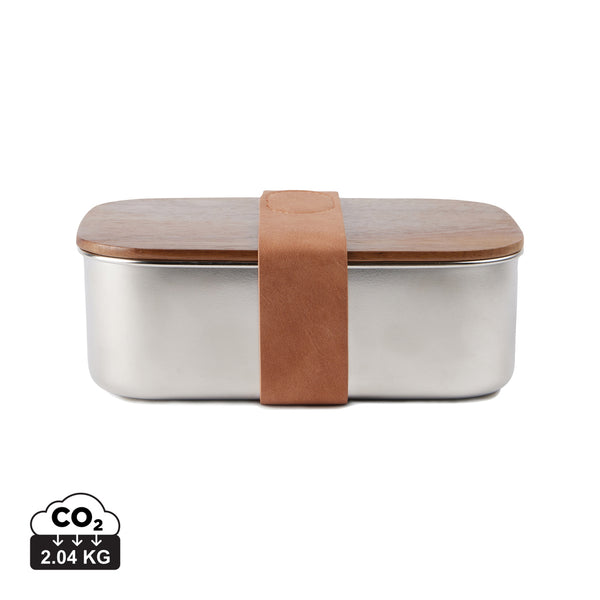 VINGA Ciro Lunchbox aus RCS recyceltem Stahl mit Logo bedrucken