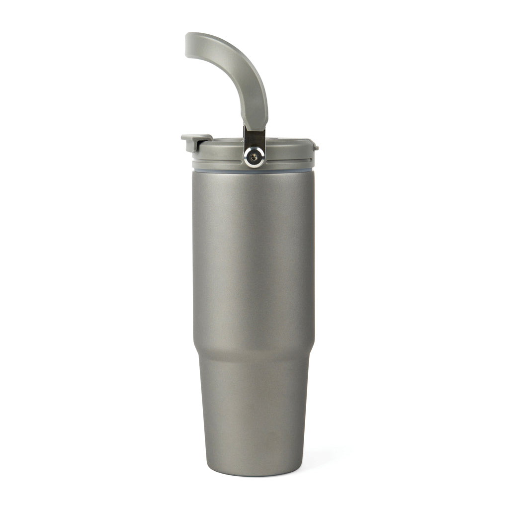 VINGA Eos Trek 880ml Flasche aus RCS rec. Stainless-Steel – grau
