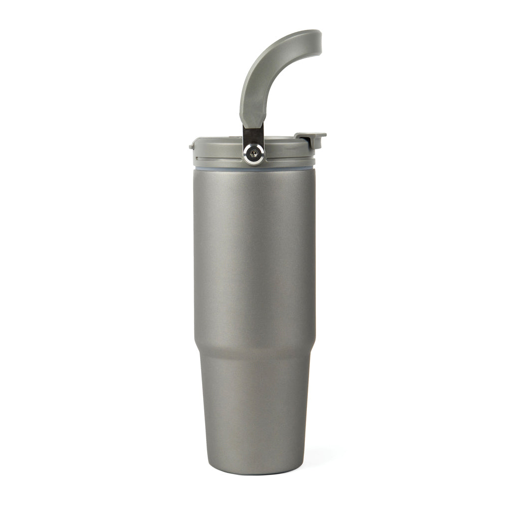 VINGA Eos Trek 880ml Flasche aus RCS rec. Stainless-Steel – grau