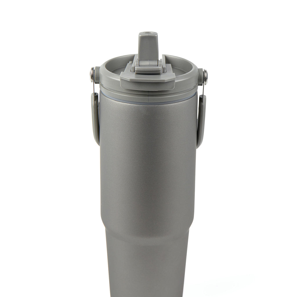 VINGA Eos Trek 880ml Flasche aus RCS rec. Stainless-Steel – grau