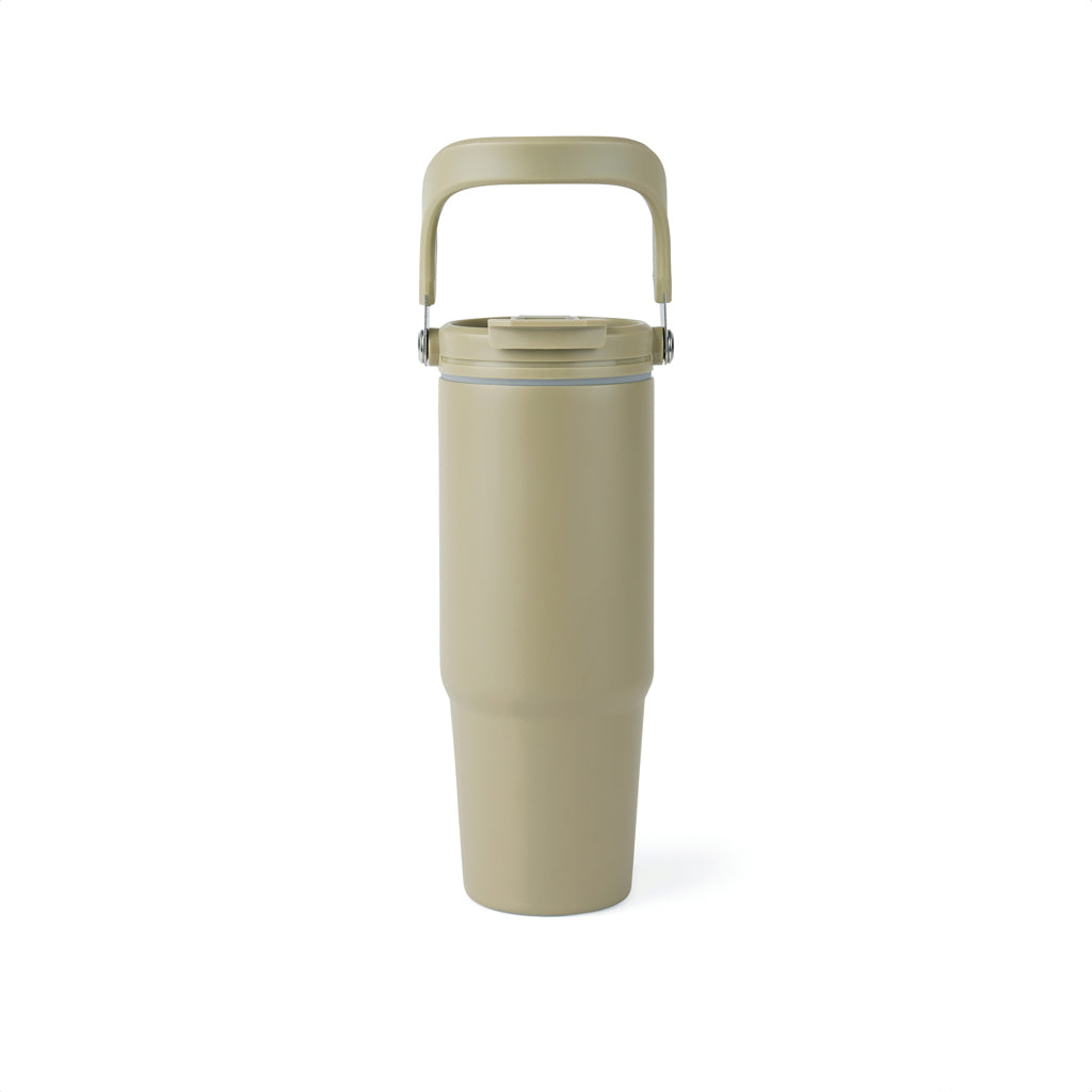 VINGA Eos Trek 880ml Flasche aus RCS rec. Stainless-Steel – grün