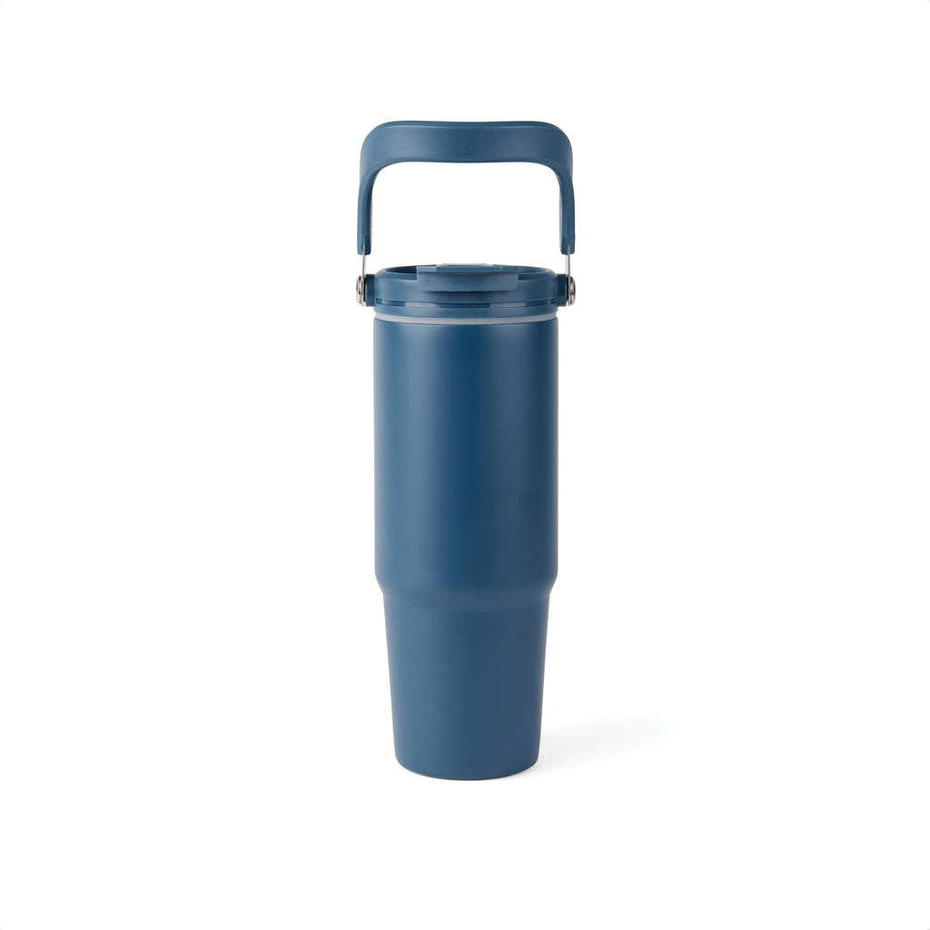 VINGA Eos Trek 880ml Flasche aus RCS rec. Stainless-Steel – navy blau
