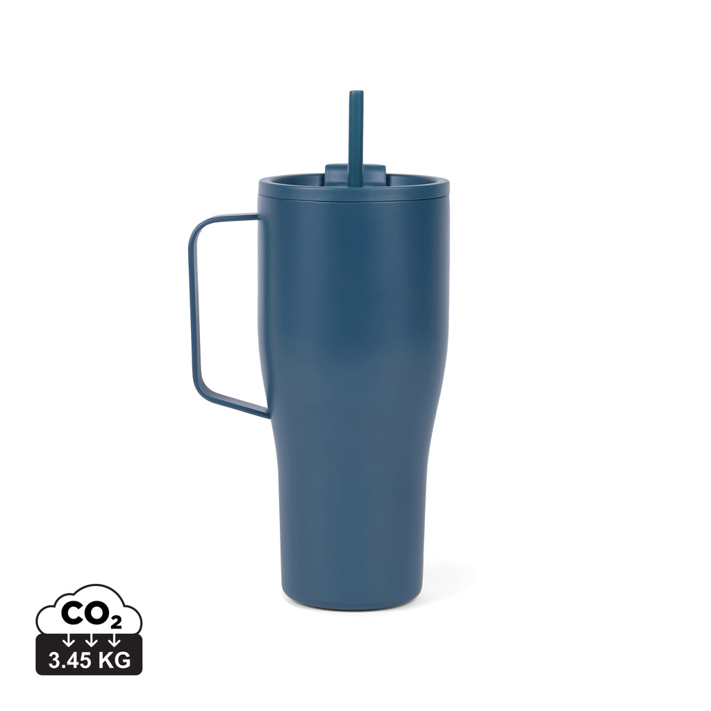 VINGA Eos Voyager 800ml Flasche aus RCS rec. Stainless-Steel – navy blau