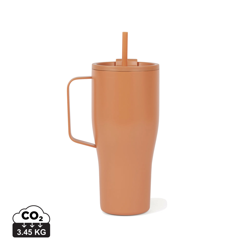 VINGA Eos Voyager 800ml Flasche aus RCS rec. Stainless-Steel – orange
