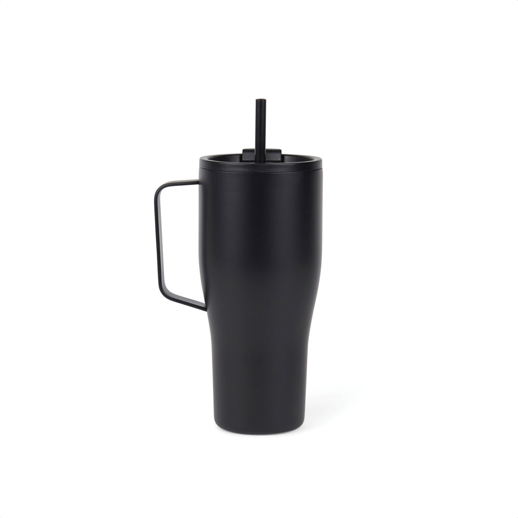 VINGA Eos Voyager 800ml Flasche aus RCS rec. Stainless-Steel – schwarz