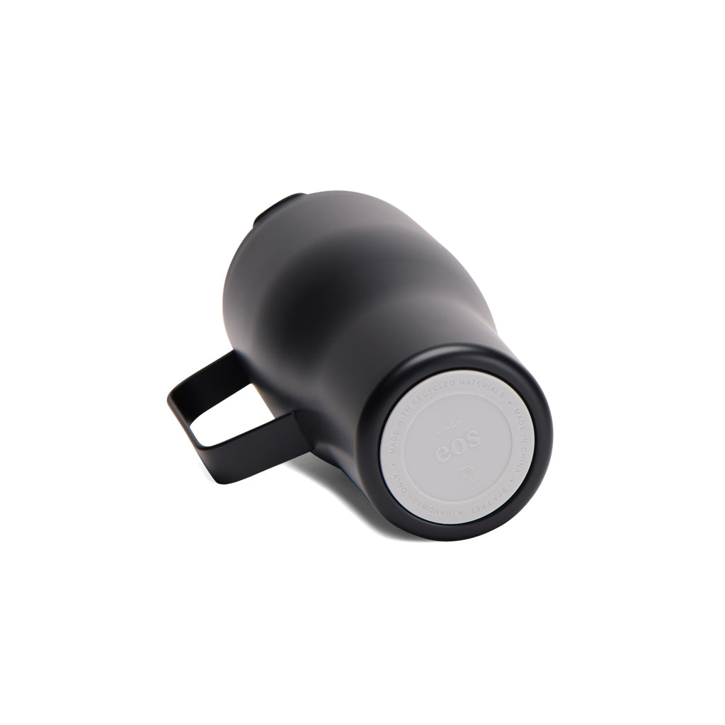 VINGA Eos Voyager 800ml Flasche aus RCS rec. Stainless-Steel – schwarz