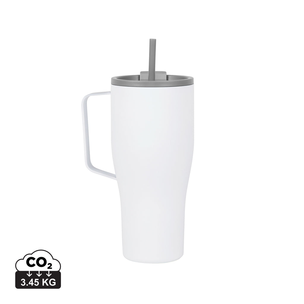 VINGA Eos Voyager 800ml Flasche aus RCS rec. Stainless-Steel – weiß