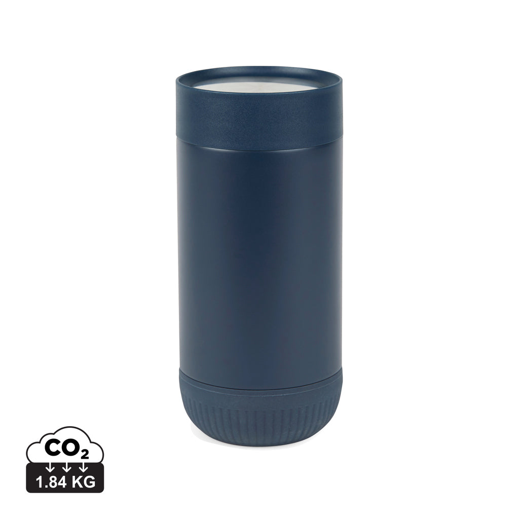 VINGA Erie 350ml Becher aus RCS rec. Stainless-Steel – navy blau