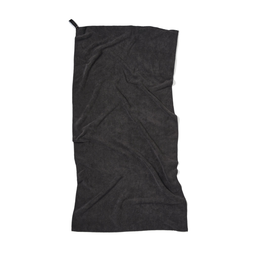 VINGA GRS rPET Active Dry Handtuch 140x70 – schwarz
