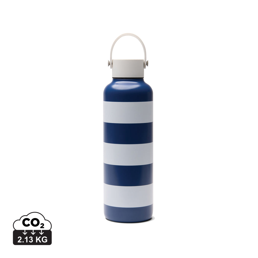 VINGA Lagoa Flasche aus RCS Stainless-Steel, 600ml – navy blau